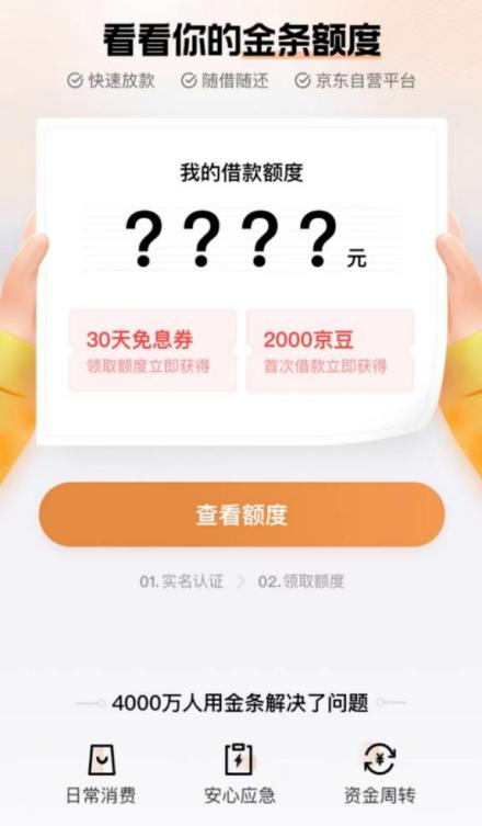 线上小额贷款怎么选？京东金条受青睐